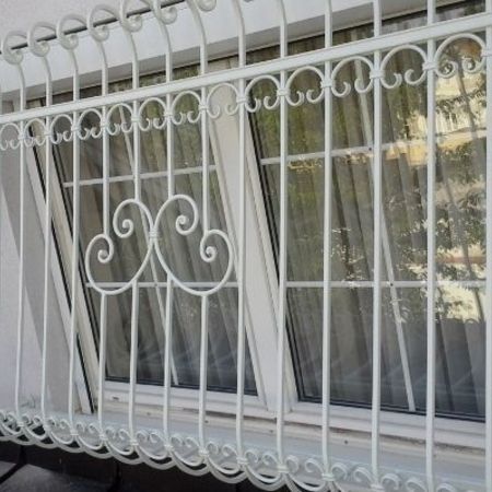 21. Schmiedeeisenfenstergitter